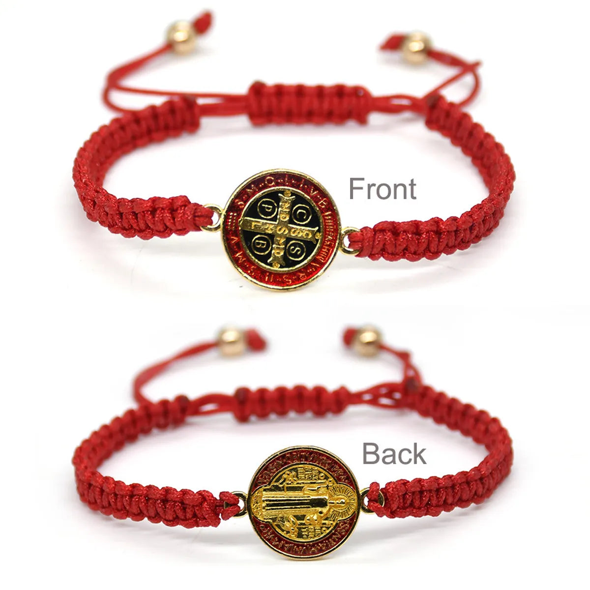 Chinoiserie Totem Letter Plastic Enamel Unisex Bracelets