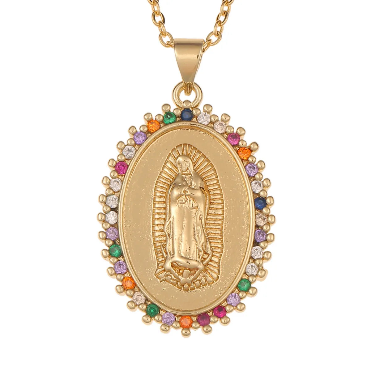 Christian Catholic Virgin Mary Pendant Necklace Wholesale Gooddiy