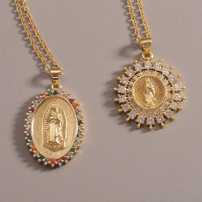 Christian Catholic Virgin Mary Pendant Necklace Wholesale Gooddiy