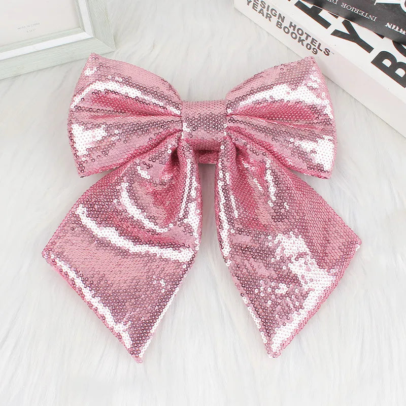 Christmas Basic Sweet Bow Knot Cloth Indoor Party Festival Hanging Ornaments