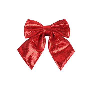 Christmas Basic Sweet Bow Knot Cloth Indoor Party Festival Hanging Ornaments