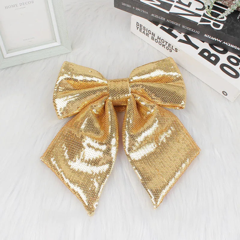 Christmas Basic Sweet Bow Knot Cloth Indoor Party Festival Hanging Ornaments