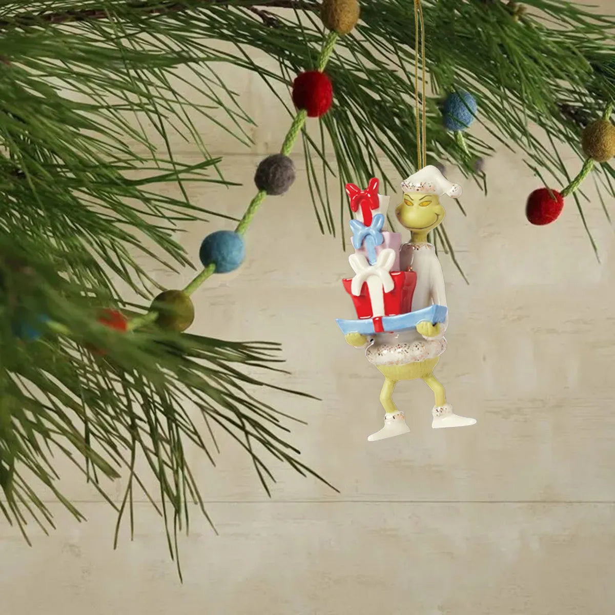 Christmas Cartoon Arylic Party Hanging Ornaments