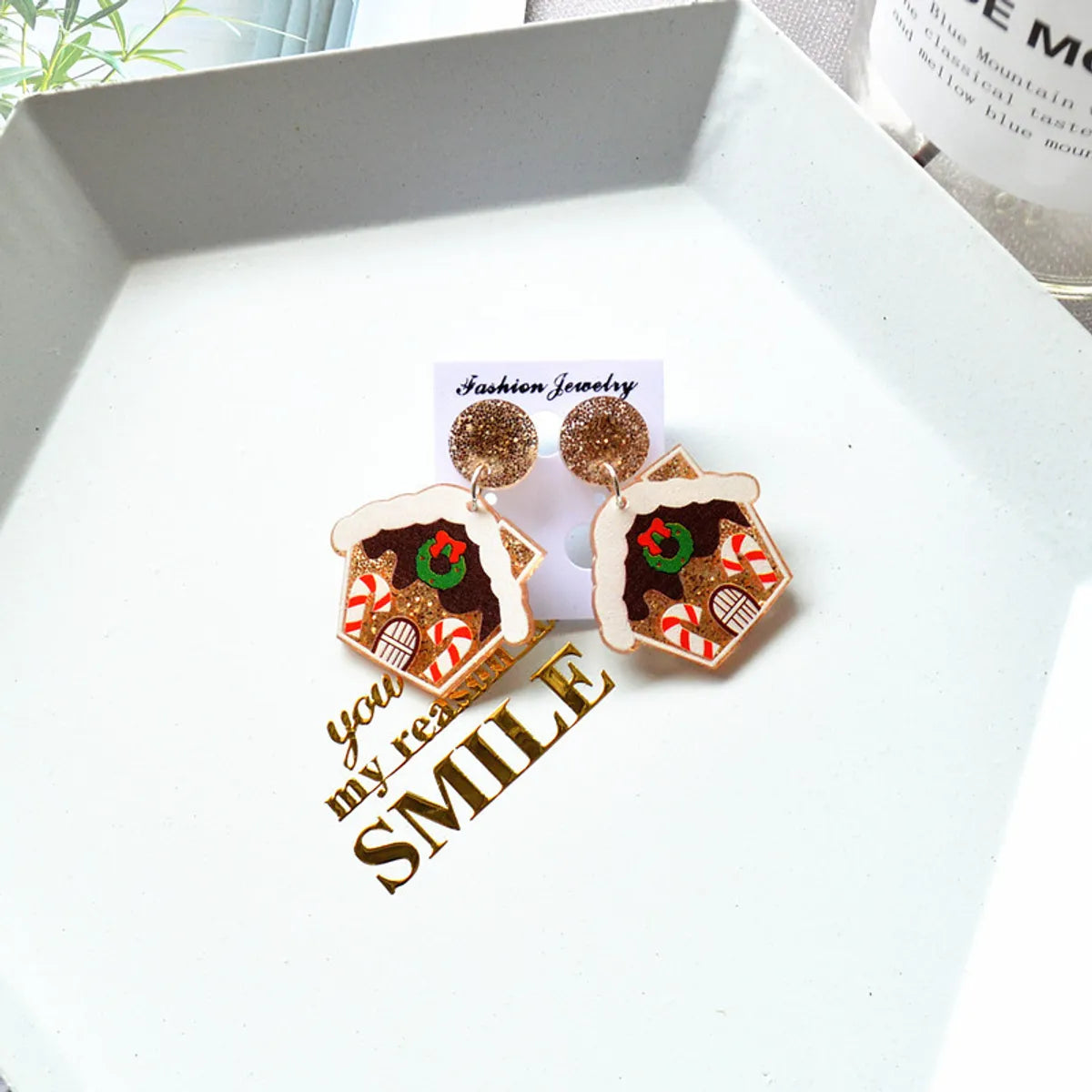 Christmas Cartoon Arylic Women'S Drop Earrings 1 Pair