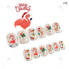 Christmas Cartoon Style Cartoon Plastic Nail Patches 1 Piece