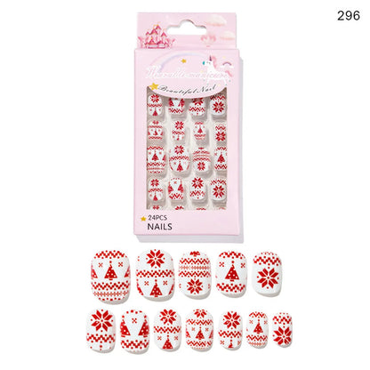 Christmas Cartoon Style Cartoon Plastic Nail Patches 1 Piece