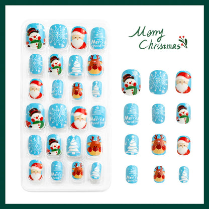 Christmas Cartoon Style Cartoon Plastic Nail Patches 1 Piece