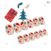 Christmas Cartoon Style Cartoon Plastic Nail Patches 1 Piece