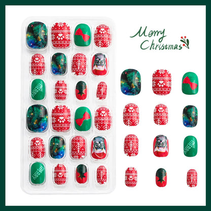 Christmas Cartoon Style Cartoon Plastic Nail Patches 1 Piece