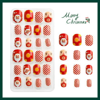 Christmas Cartoon Style Cartoon Plastic Nail Patches 1 Piece