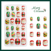 Christmas Cartoon Style Cartoon Plastic Nail Patches 1 Piece