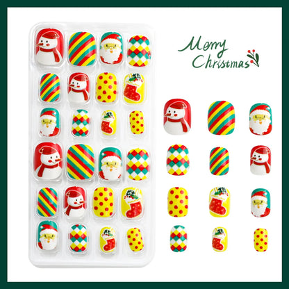 Christmas Cartoon Style Cartoon Plastic Nail Patches 1 Piece