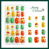 Christmas Cartoon Style Cartoon Plastic Nail Patches 1 Piece