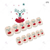 Christmas Cartoon Style Cartoon Plastic Nail Patches 1 Piece