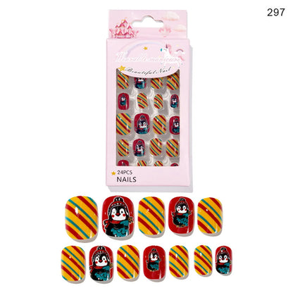 Christmas Cartoon Style Cartoon Plastic Nail Patches 1 Piece