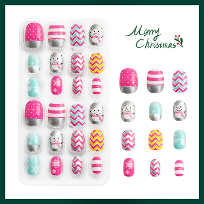 Christmas Cartoon Style Cartoon Plastic Nail Patches 1 Piece