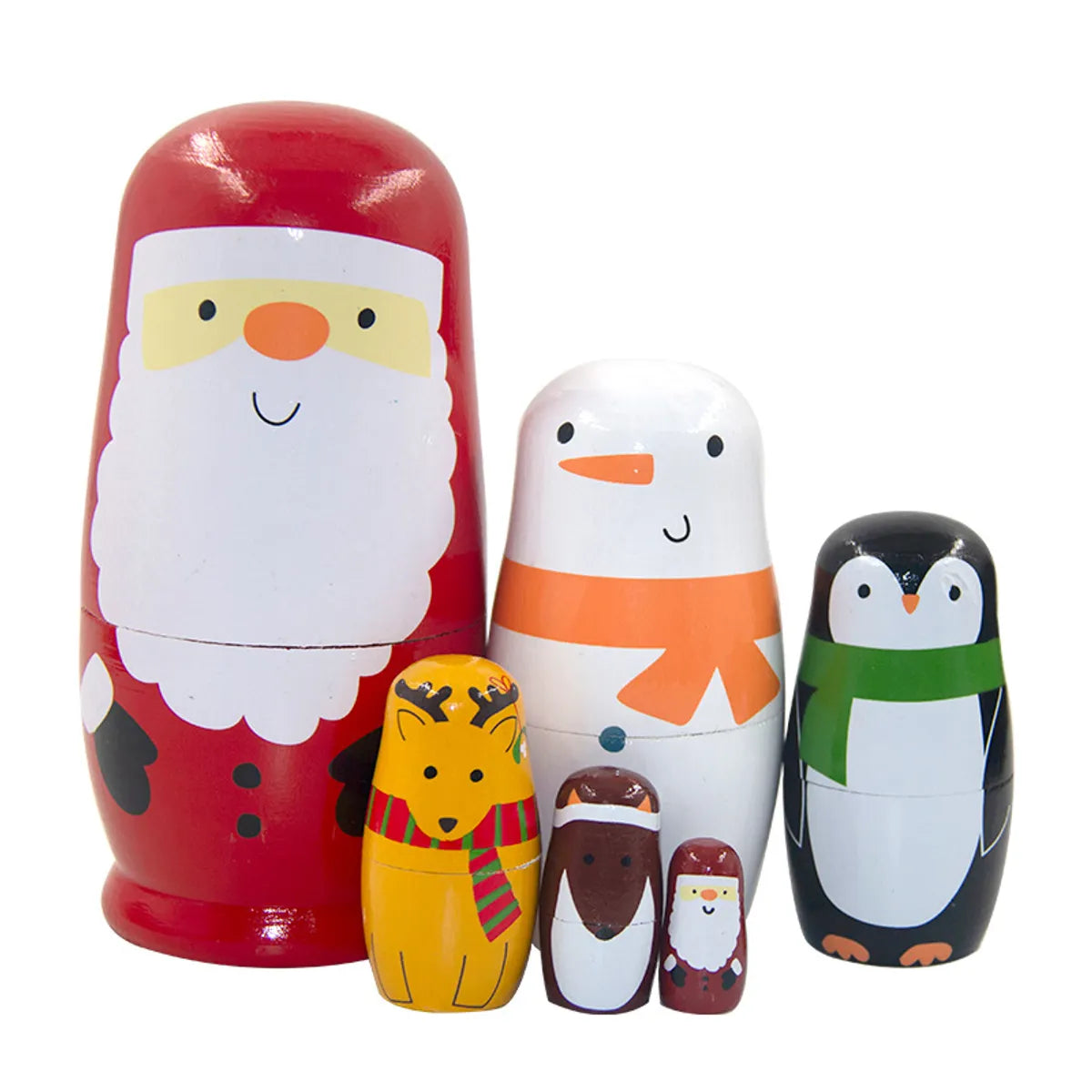 Christmas Cartoon Style Cartoon Wood Party Street Ornaments