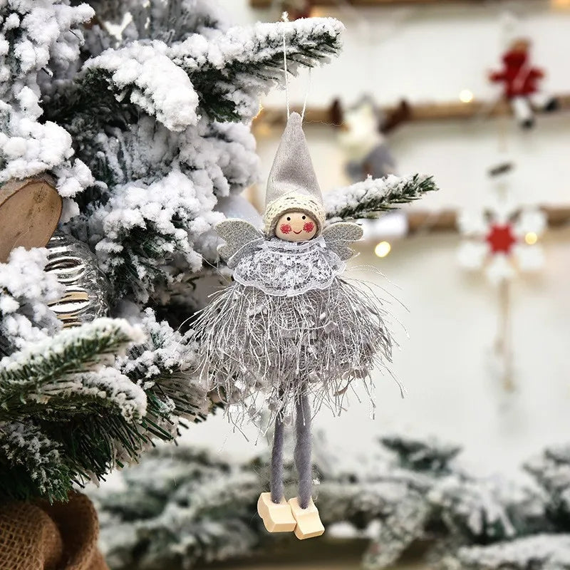 Christmas Cartoon Style Cute Angel Cloth Indoor Party Festival Hanging Ornaments