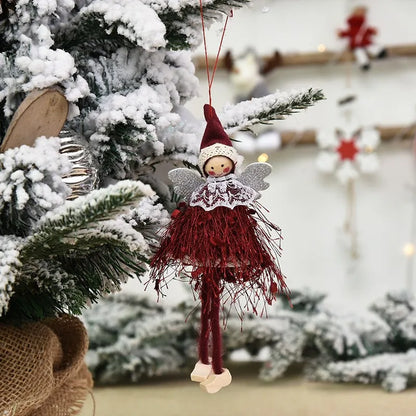 Christmas Cartoon Style Cute Angel Cloth Indoor Party Festival Hanging Ornaments