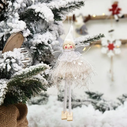 Christmas Cartoon Style Cute Angel Cloth Indoor Party Festival Hanging Ornaments