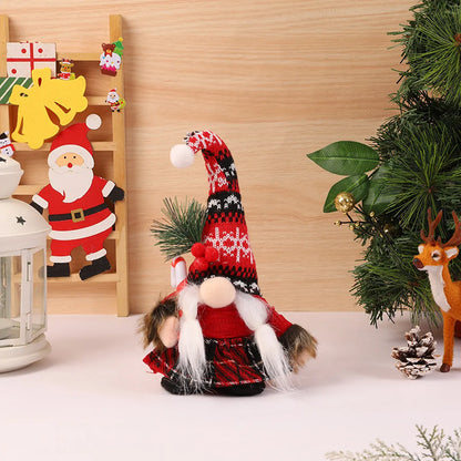 Christmas Cartoon Style Cute Doll Cloth Party Festival Doll Ornaments