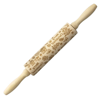 Christmas Cartoon Style Ethnic Style Elk Theaceae/Muhe Rolling Pin