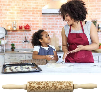 Christmas Cartoon Style Ethnic Style Elk Theaceae/Muhe Rolling Pin