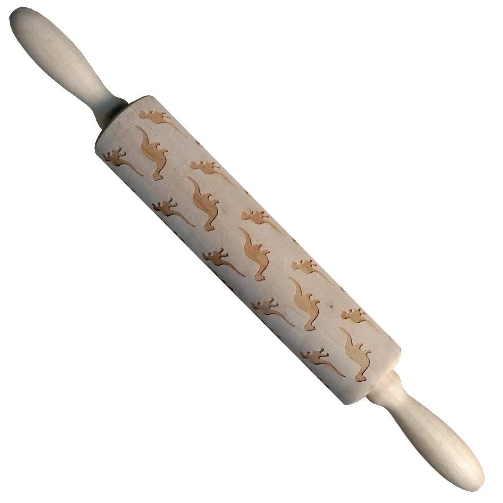 Christmas Cartoon Style Ethnic Style Elk Theaceae/Muhe Rolling Pin