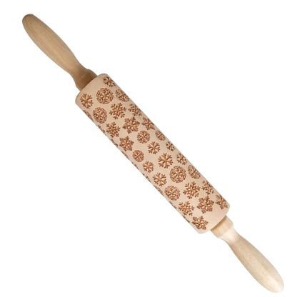 Christmas Cartoon Style Ethnic Style Elk Theaceae/Muhe Rolling Pin