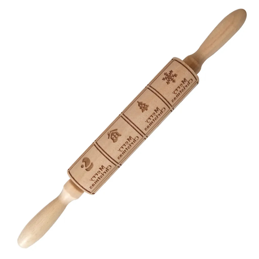 Christmas Cartoon Style Ethnic Style Elk Theaceae/Muhe Rolling Pin