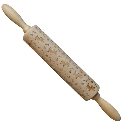 Christmas Cartoon Style Ethnic Style Elk Theaceae/Muhe Rolling Pin