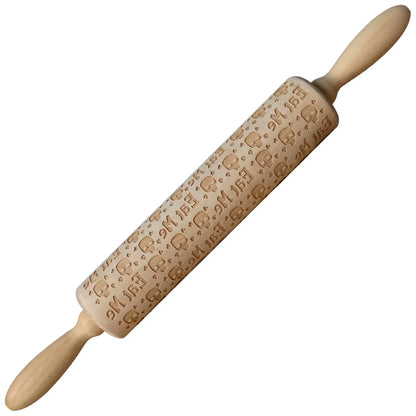 Christmas Cartoon Style Ethnic Style Elk Theaceae/Muhe Rolling Pin