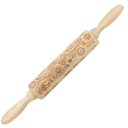 Christmas Cartoon Style Ethnic Style Elk Theaceae/Muhe Rolling Pin