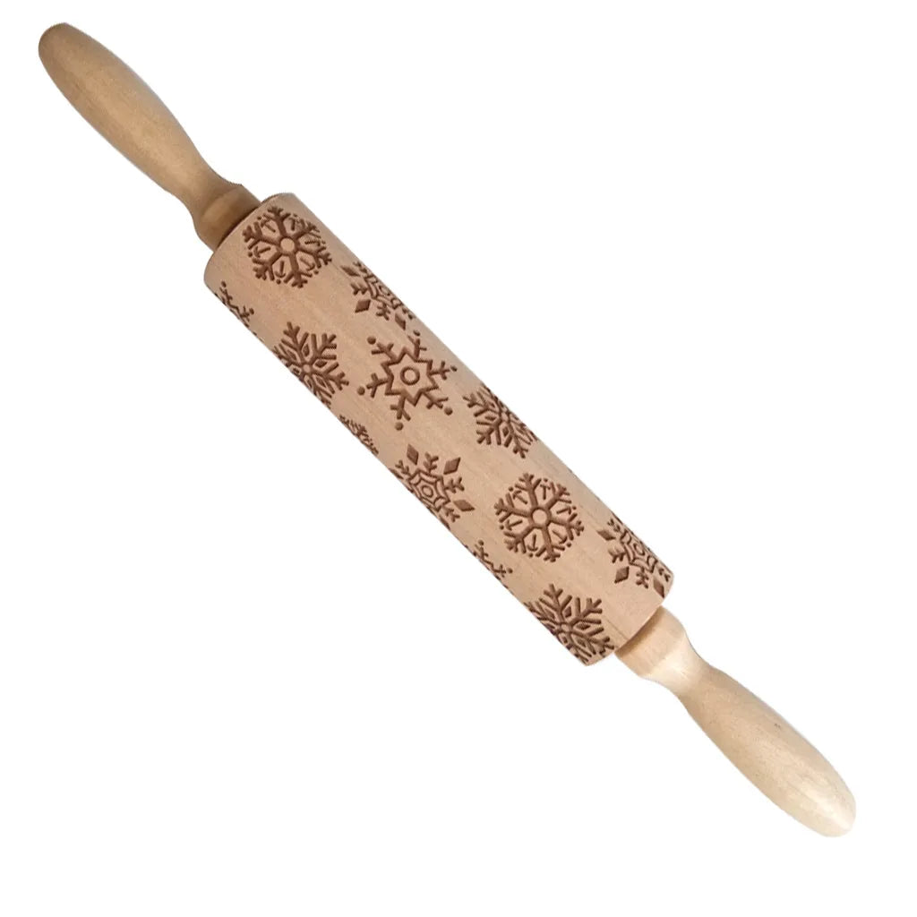 Christmas Cartoon Style Ethnic Style Elk Theaceae/Muhe Rolling Pin