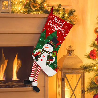 Christmas Cartoon Style Santa Claus Letter Party Festival Christmas Socks