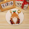 Christmas Cartoon Style Santa Claus Polyester Family Gathering Party Festival Cutlery Bag