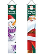 Christmas Cartoon Style Santa Claus Polyester Flag