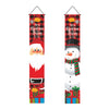 Christmas Cartoon Style Santa Claus Polyester Flag