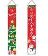 Christmas Cartoon Style Santa Claus Polyester Flag