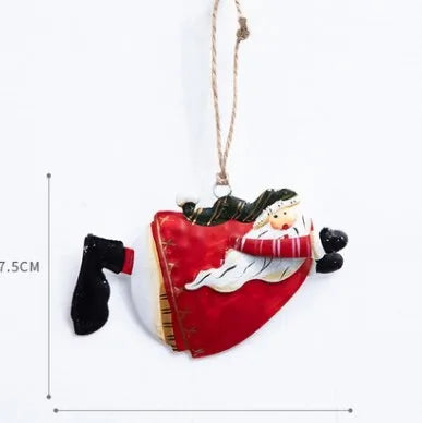 Christmas Cartoon Style Simple Style Santa Claus Iron Festival Decorative Props