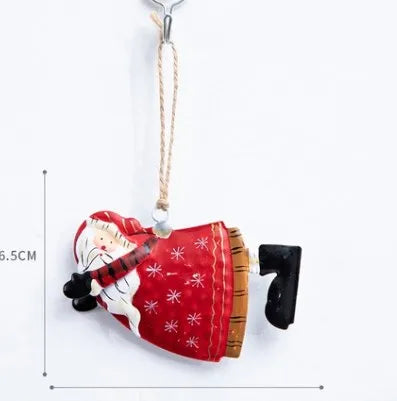 Christmas Cartoon Style Simple Style Santa Claus Iron Festival Decorative Props