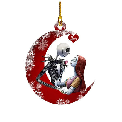 Christmas Cartoon Style Skull Arylic Party Hanging Ornaments