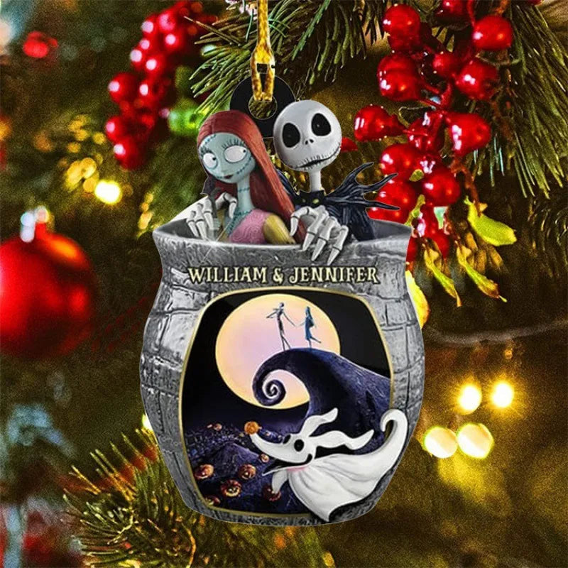 Christmas Cartoon Style Skull Arylic Party Hanging Ornaments