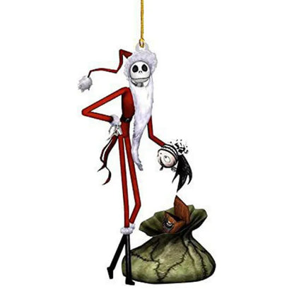 Christmas Cartoon Style Skull Arylic Party Hanging Ornaments