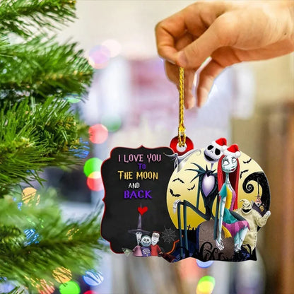 Christmas Cartoon Style Skull Arylic Party Hanging Ornaments