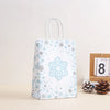 Christmas Cartoon Style Snowflake Kraft Paper Party Festival Gift Bags