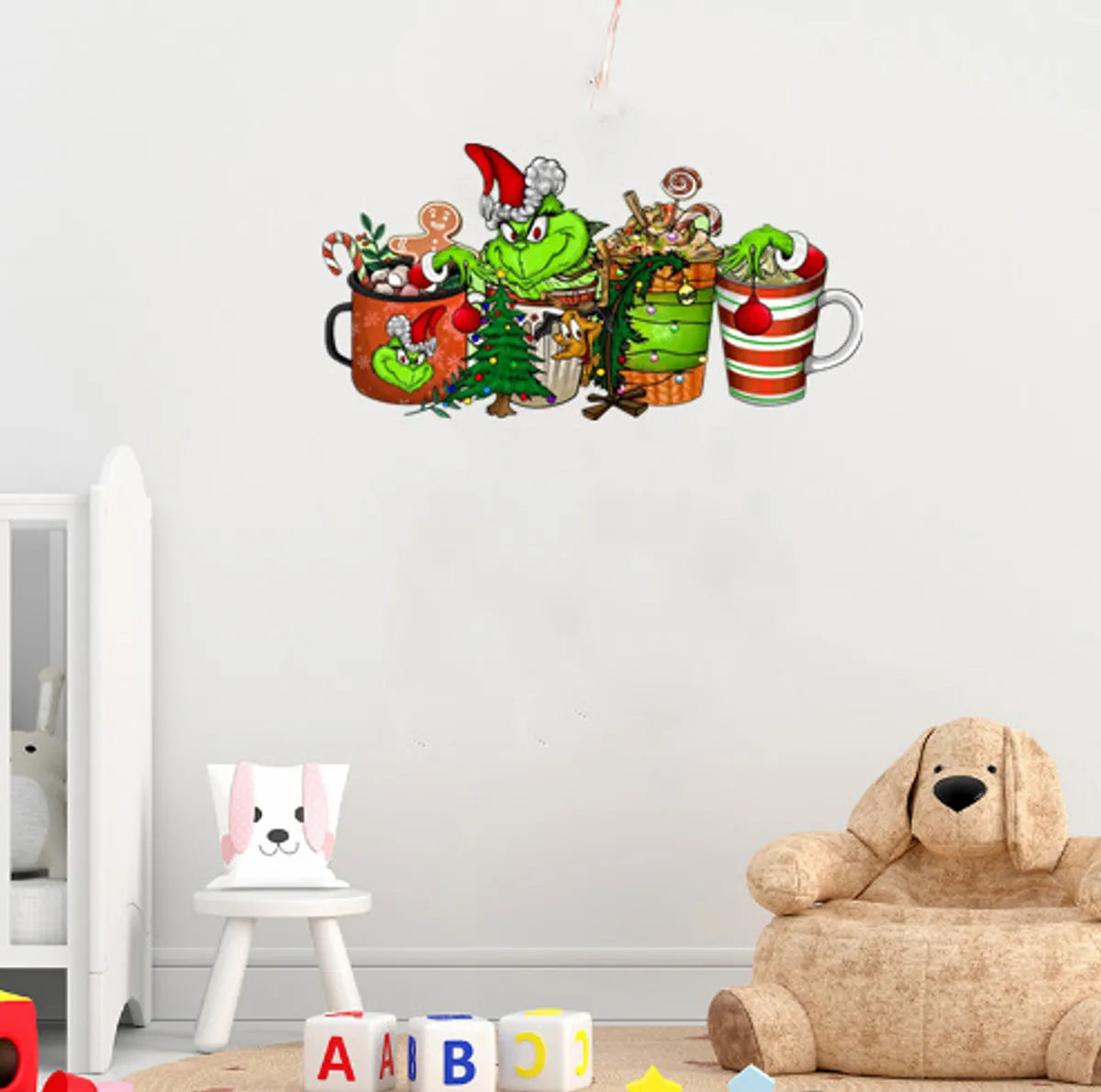 Christmas Cartoon Wood Party Hanging Ornaments