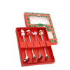 Christmas Casual Vacation Letter 410 Stainless Steel Spoon 1 Set