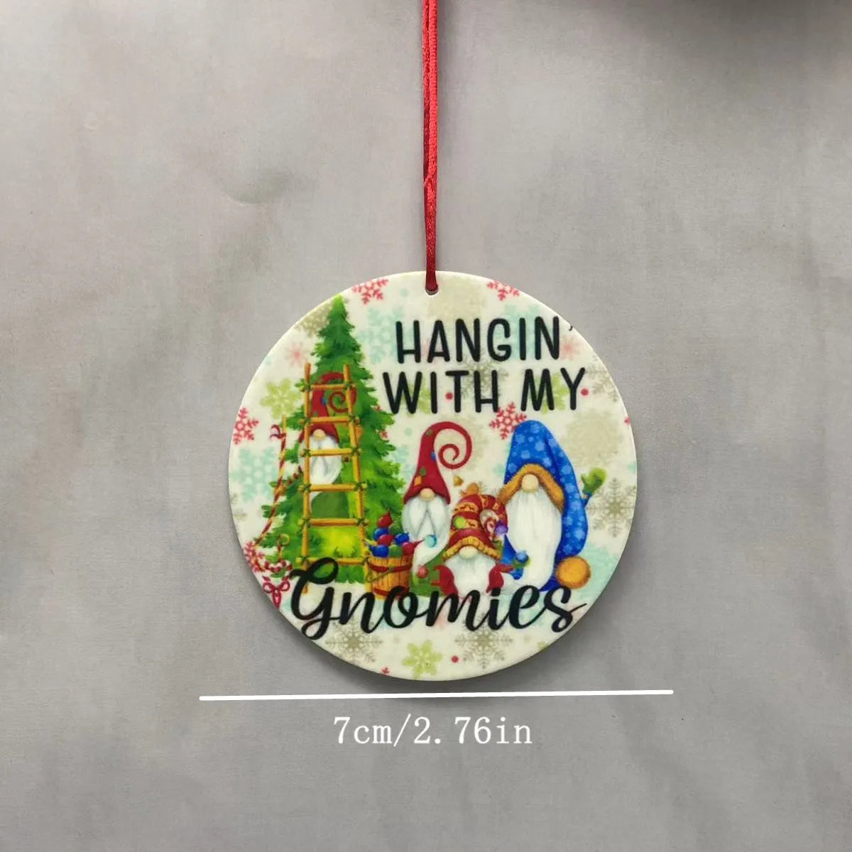 Christmas Christmas Christmas Tree Santa Claus Arylic Party Festival Hanging Ornaments Decorative Props