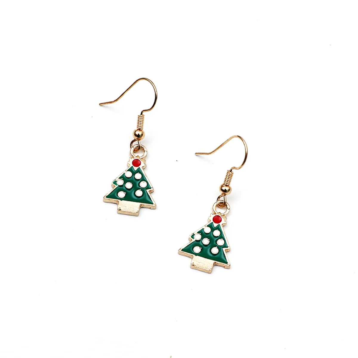 Christmas Christmas Tree Alloy Plating Christmas Women'S Jewelry Set